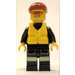 LEGO Fireman mit Dark rot Deckel Minifigur