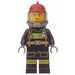 LEGO Fireman With Dark Red Helmet Minifigure