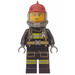 LEGO Fireman mit Dark rot Helm Minifigur