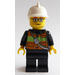 LEGO Fireman met Glasses minifiguur