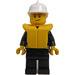 LEGO Brannmann med Redningsvest Minifigur