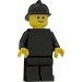 LEGO Vigile del fuoco con Liscio Nero Busto Minifigure