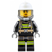 LEGO Firewoman met Breathing Apparatus Minifiguur