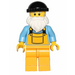 LEGO Fisherman (Zwart Pet) minifiguur