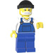 LEGO Fisherman mit Blau Overalls Minifigur