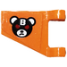 LEGO Flag 2 x 2 Angled with Bane Teddy Bear Head (Right) Sticker without Flared Edge (44676)