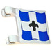 LEGO Flagge 2 x 2 mit Blau Imperial Bewachen ohne ausgestellten Rand (2335)