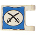 LEGO Flagge 2 x 2 mit Cavalry Crossed Swords ohne ausgestellten Rand (2335)