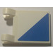 LEGO Flag 2 x 2 with Diagonal White and Blue Stripes Sticker without Flared Edge (2335)