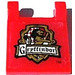 LEGO Flag 2 x 2 with Gryffindor Arms Sticker without Flared Edge (2335)