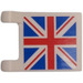 LEGO Flag 2 x 2 with United Kingdom Flag Sticker without Flared Edge (2335)