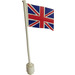 LEGO Drapeau sur Flagpole avec United Kingdom avec lèvre inférieure (777)