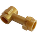 LEGO Flaches dunkles Gold Stange 1 mit oben Noppe und Zwei Seitennoppen (92690)