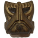 LEGO Flat Dark Gold Bionicle Krana Mask Vu