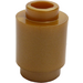 LEGO Flat Dark Gold Brick 1 x 1 Round with Open Stud (3062)