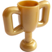 LEGO Flat Dark Gold Minifigure Trophy (10172 / 31922)