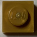 LEGO Flat Dark Gold Plate 1 x 1