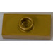 LEGO Flat Dark Gold Plate 1 x 2 with 1 Stud (without Bottom Groove)