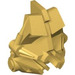 LEGO Flat Dark Gold Toa Head (32553)