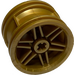 LEGO Flat Dark Gold Wheel Rim Ø30 x 20 with No Pinholes, with Reinforced Rim (56145)