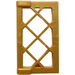 LEGO Flaches dunkles Gold Fenster Pane 1 x 2 x 3 Lattice (Verstärkt) (60607)