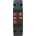 LEGO Piatto Pannello 3 x 11 con &quot;N&quot;, Dritto Arrows e Aria Outlet Grilles Modello Adesivo (15458)