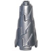 LEGO Flat Silver Cone 2 x 2 x 3 with Spikes and Completely Open Stud (28598)