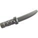 LEGO Flat Silver Dagger with Cross Hatch Grip