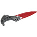 LEGO Flat Silver Firebolt with Flexible Red Blade (87806)