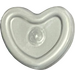 LEGO Flat Silver Heart with Pin