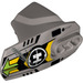 LEGO Flaches Silber Hero Factory Armor mit Kugelgelenkpfanne Größe 5 mit &#039;H&#039;, Lime Pfeil, Schwarz Streifen (16435 / 90639)