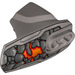 LEGO Flaches Silber Hero Factory Armor mit Kugelgelenkpfanne Größe 5 mit Rocks (13310 / 90639)