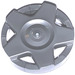 LEGO Flat Silver Hub Cap with 5 Large Spoke Segments