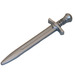 LEGO Flat Silver Long Sword with Round Pommel