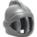 LEGO Flat Silver Minifig Helmet Castle with Fixed Face Grille (4503 / 15569)