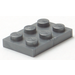 LEGO Flaches Silber Platte 2 x 3 (3021)
