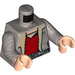 LEGO Flat Silver Qi&#039;ra Corellian Outfit Minifig Torso (973 / 76382)