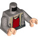 LEGO Plateado Qi&#039;ra con Corellia Atuendo Minifigura Torso (973 / 76382)