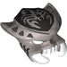 LEGO Flat Silver Scorpion Mask with Scolder Markings (15215 / 15837)