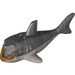 LEGO Flat Silver Shark with Gold Teeth (22377)