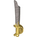 LEGO Flat Silver Sword for Black Beard 297/315 (95350)