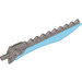 LEGO Flat Silver Sword with Blue Backside (98568)