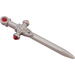 LEGO Flat Silver Sword with Transparent Red Jewels (68503)