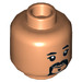 LEGO Flesh Baze Malbus Minifigure Head (Recessed Solid Stud) (3626 / 28360)