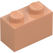 LEGO Flesh Brick 1 x 2 with Bottom Tube (3004 / 93792)