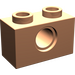 LEGO Fleisch Backstein 1 x 2 mit Loch (3700)