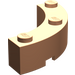 LEGO Chair Brique 4 x 4 Rond Coin (Large avec 3 Goujons) (48092 / 72140)