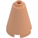 LEGO Flesh Cone 2 x 2 x 2 (Open Stud) (3942 / 14918)