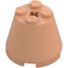 LEGO Flesh Cone 3 x 3 x 2 with Axle Hole (6233 / 45176)