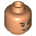 LEGO Flesh Dr Wu Minifigure Head (Recessed Solid Stud) (3626 / 22383)